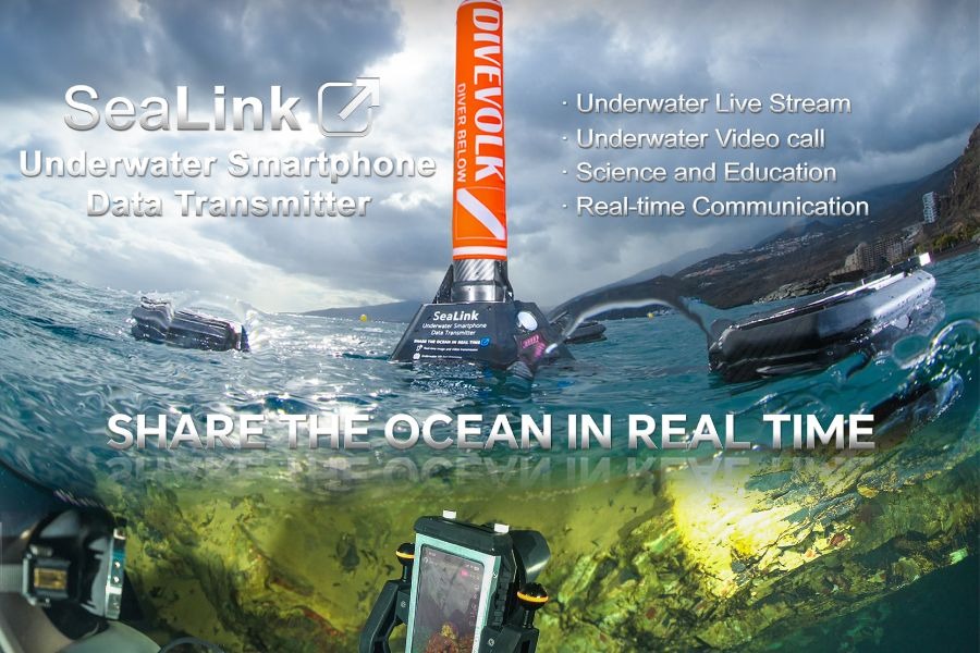 Livestreamen, appen en bellen onder water