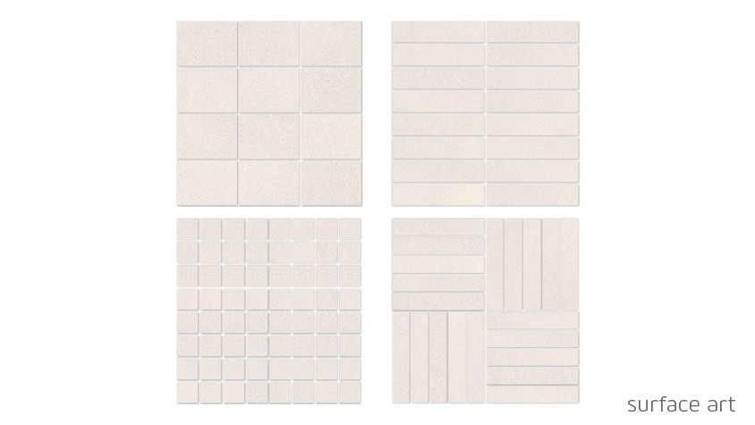 Color Blok 1.5x6 Stack Matte Mosaic