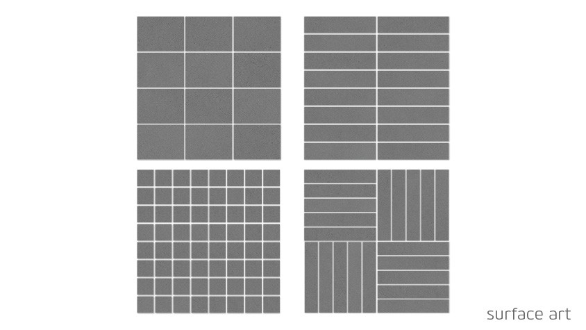 Color Blok 1.5x6 Stack Matte Mosaic