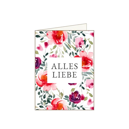 Grußkarte - Alles Gute