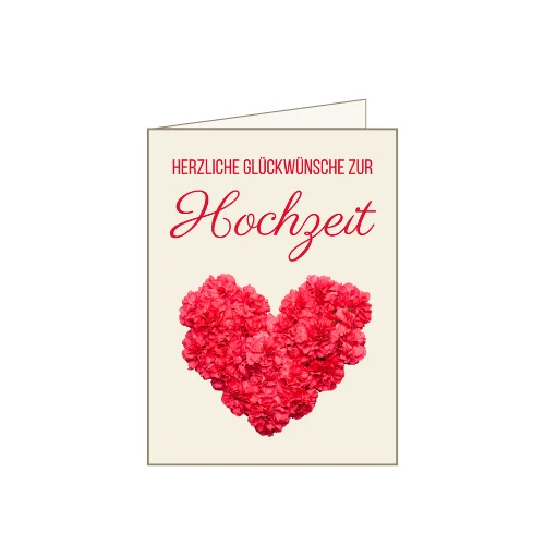 Grußkarte - Hochzeit