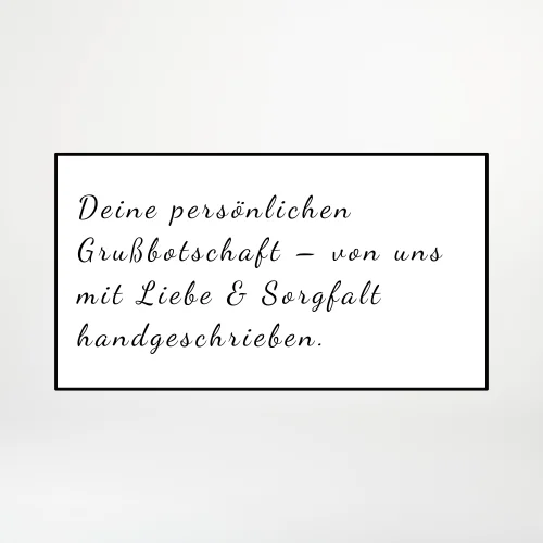 Kostenloses Grußkärtchen