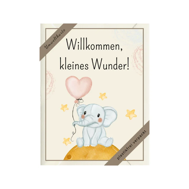 Grußkarte - Geburt