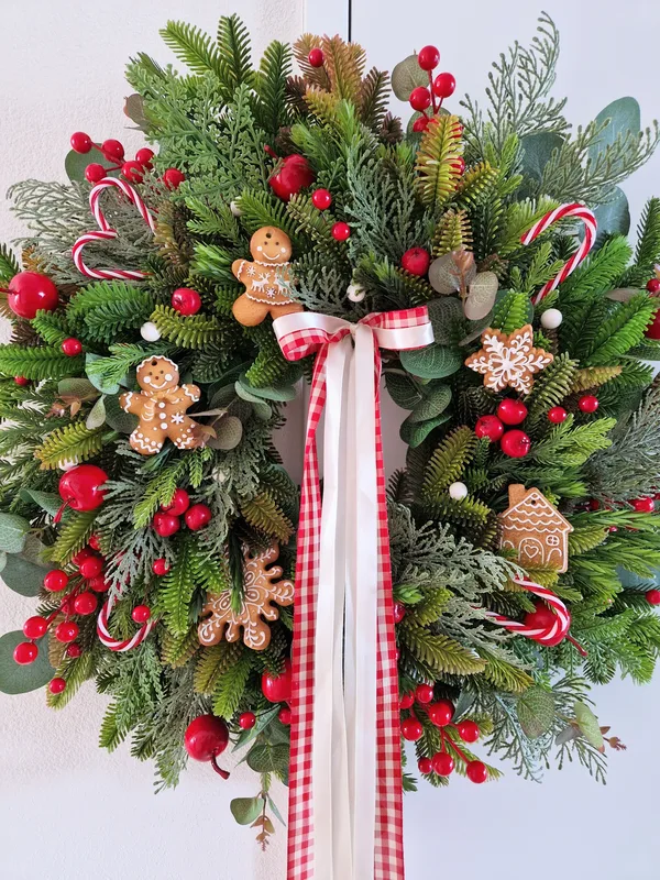 Lebkuchenliebe – Winterlicher Türkranz
