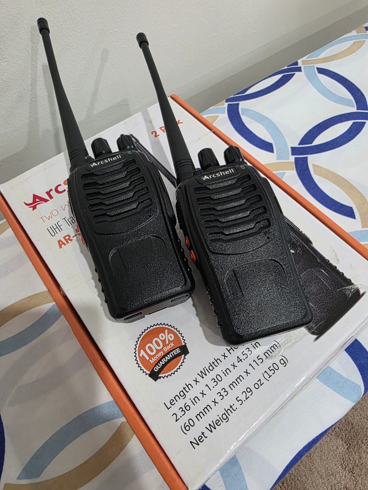Arcshell 2 Pack TWO -WAY RADIOS UHF Transceivers