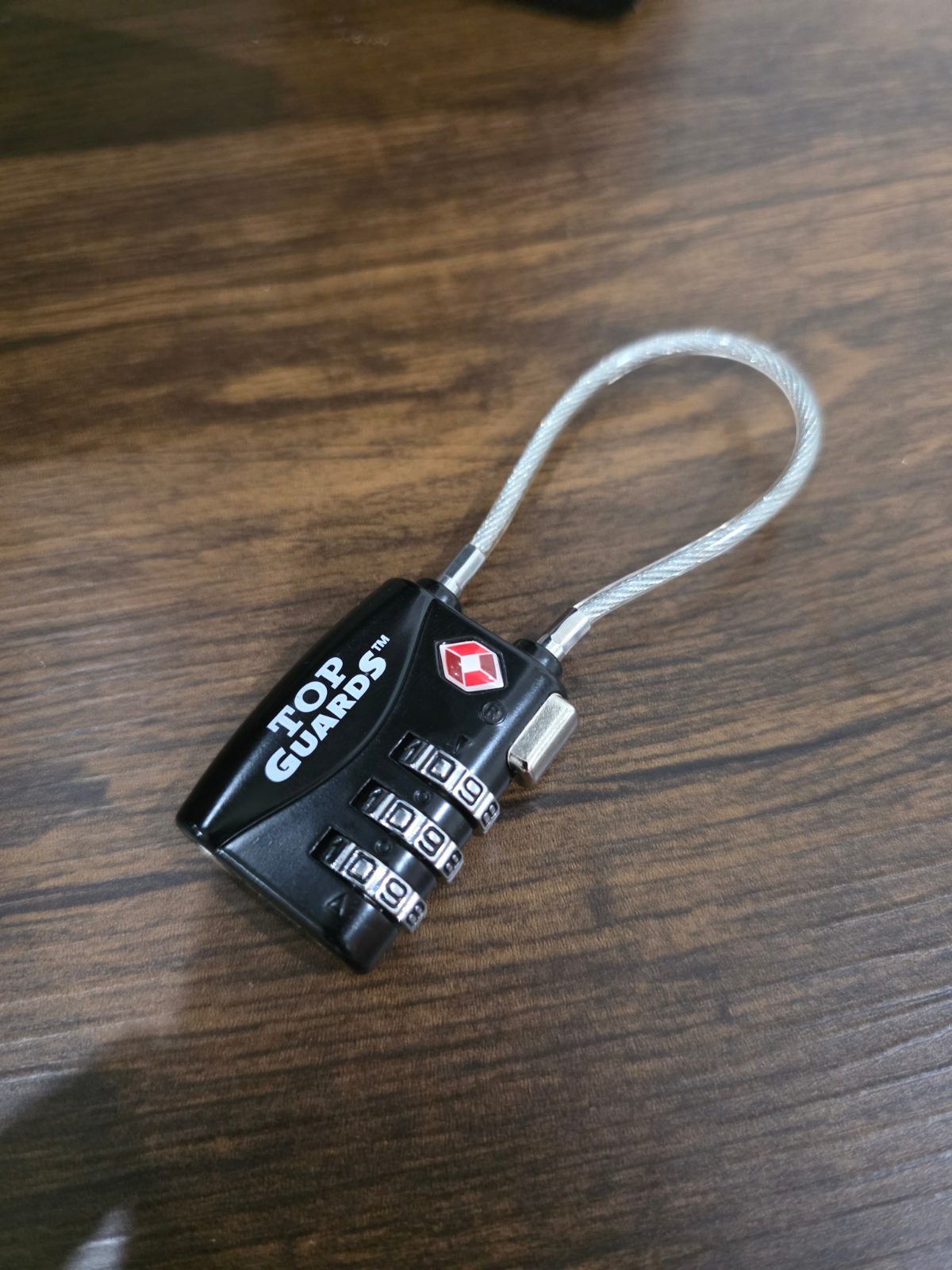 Top Guards black cable lock
