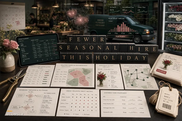 Facing Fewer Seasonal Hires This Holiday: 7 Practical Staffing, Fulfillment and Inventory Moves for Flower Shops