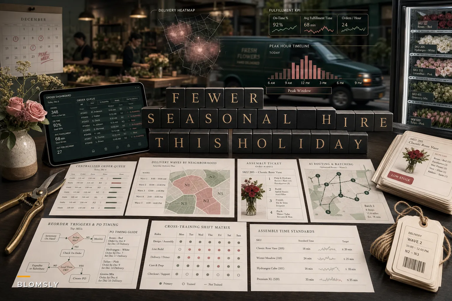 Facing Fewer Seasonal Hires This Holiday: 7 Practical Staffing, Fulfillment and Inventory Moves for Flower Shops