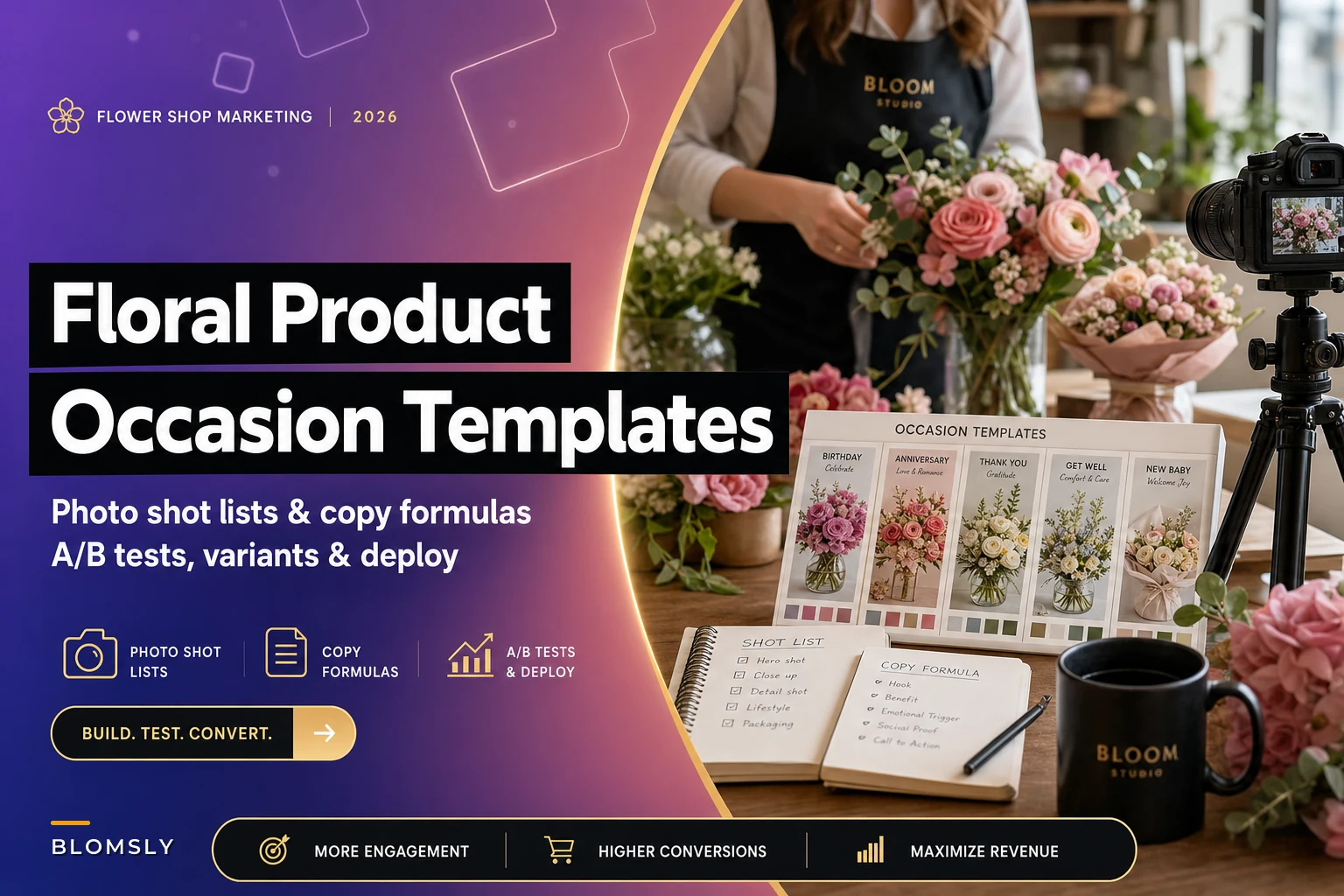 Poor product pages cost sales: occasion-focused floral product templates and a photo checklist that convert