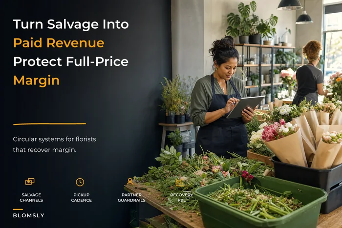 Recover margin with circular revenue systems for florists