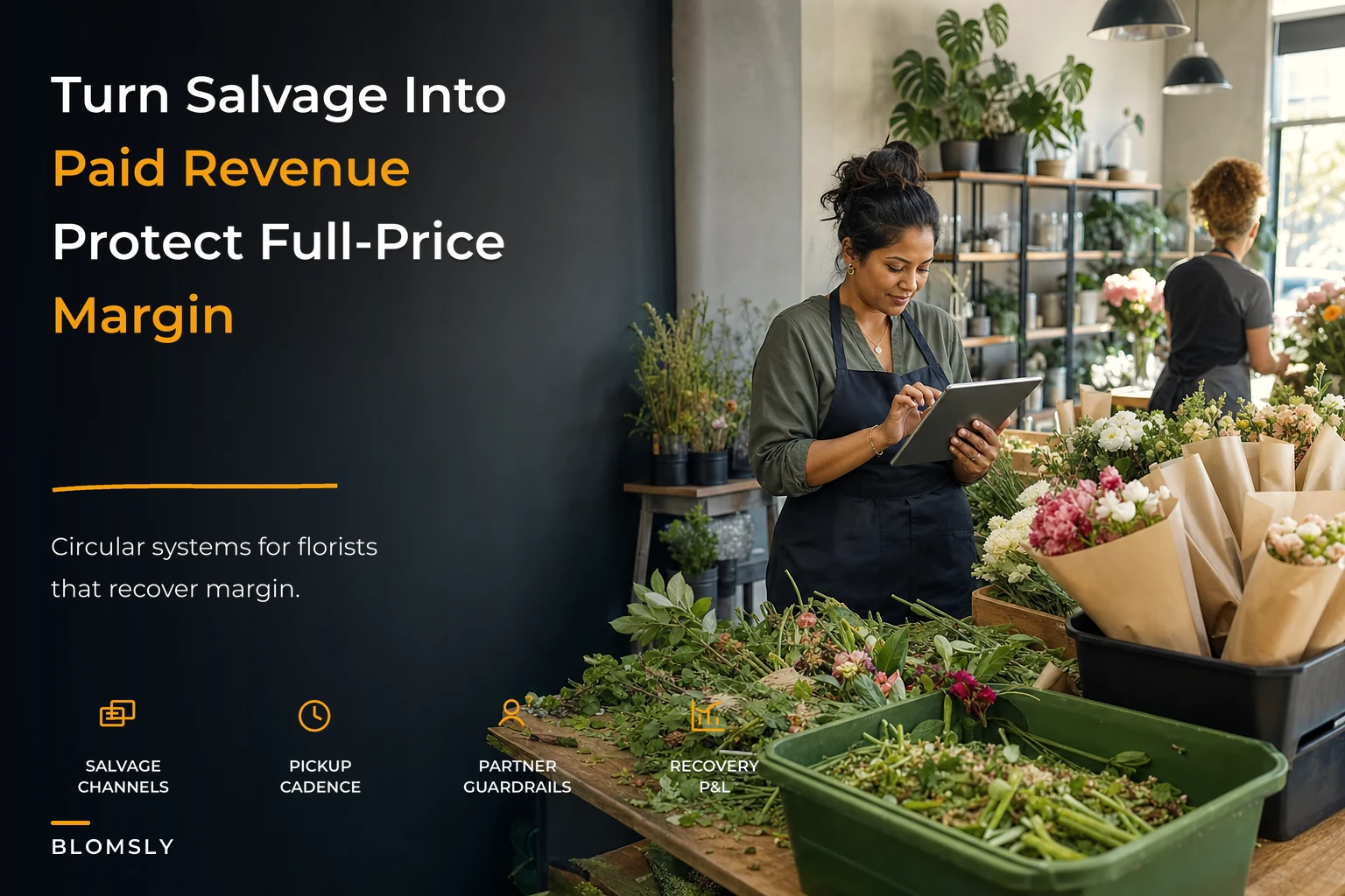 Recover margin with circular revenue systems for florists