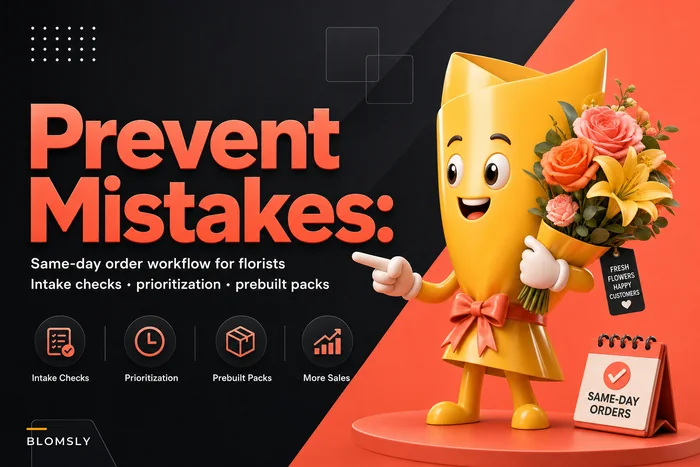 Same-day order workflow that prevents mistakes and speeds fulfillment for florists