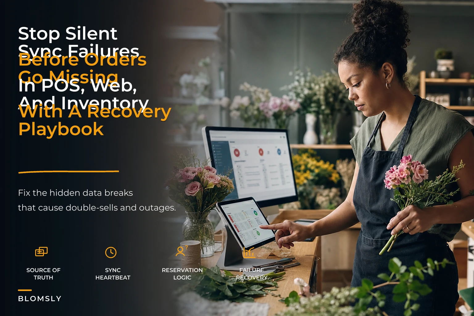 Stop sync failures from costing orders: a small‑shop tech & data‑integration playbook for florists