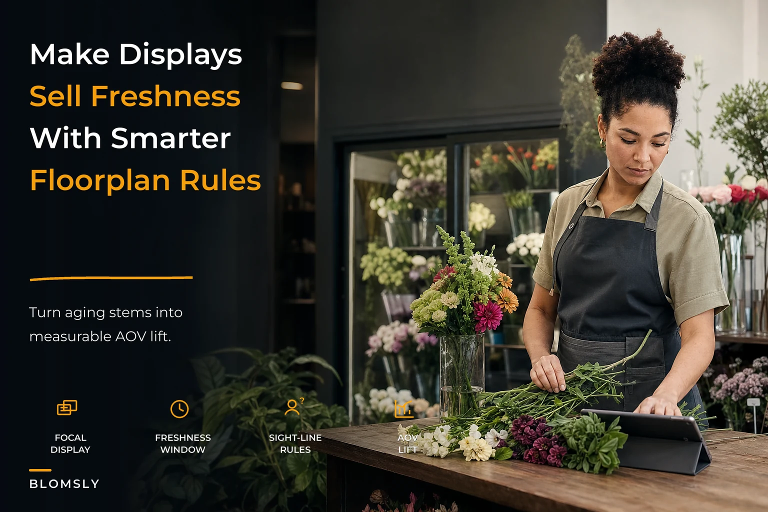 Why your storefront displays aren't converting: a freshness-aware merchandising system for florists