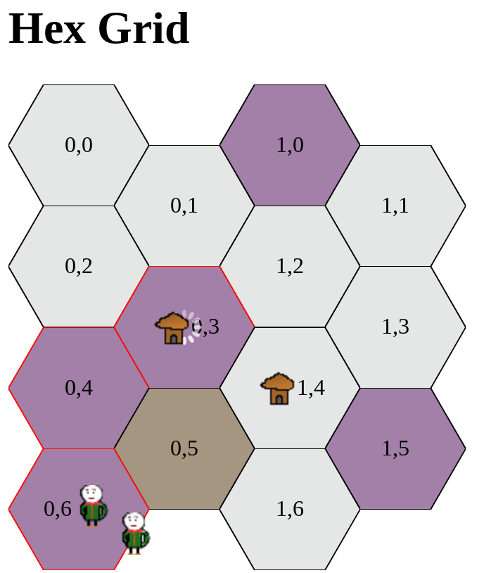 my hexagon territory game