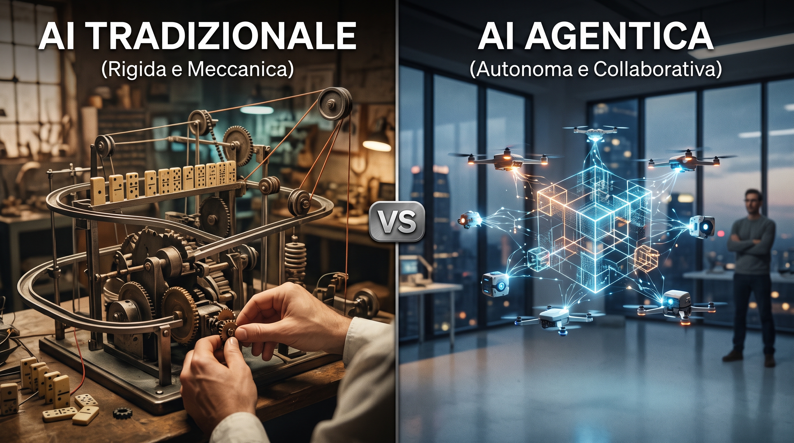 AI Agentica: cos'è, come funziona e perché sostituirà la normale automazione