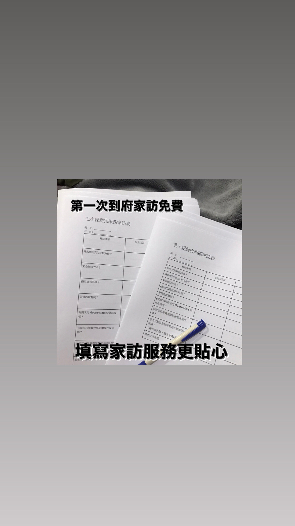 2024毛孩爸媽後援 寵物保母 毛寶貝到府照顧 10月現正接單中 - サービス説明 2