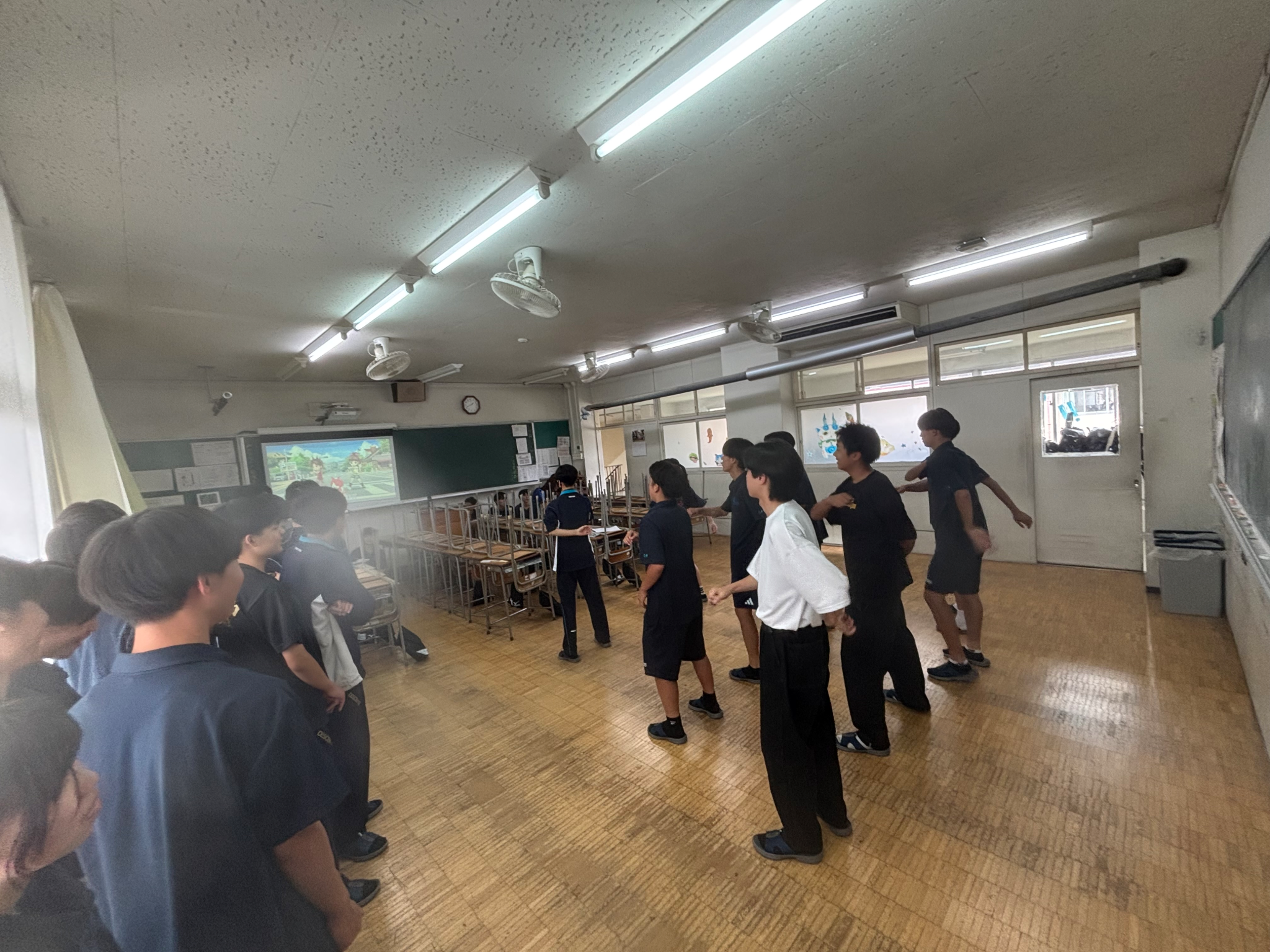 クラス発表の練習