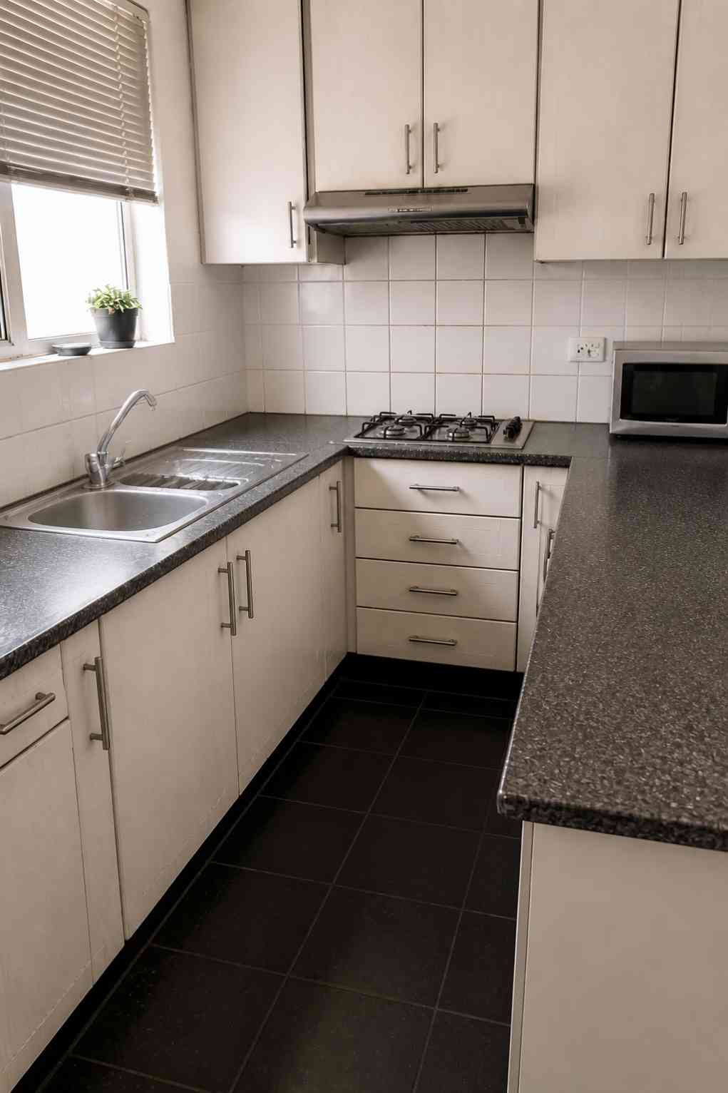 Kitchen after cleaning
