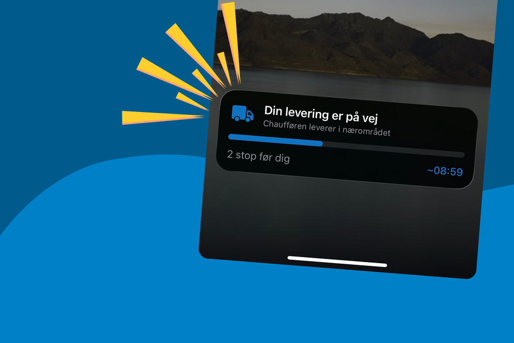 📱 Ny funktion, følg din levering!