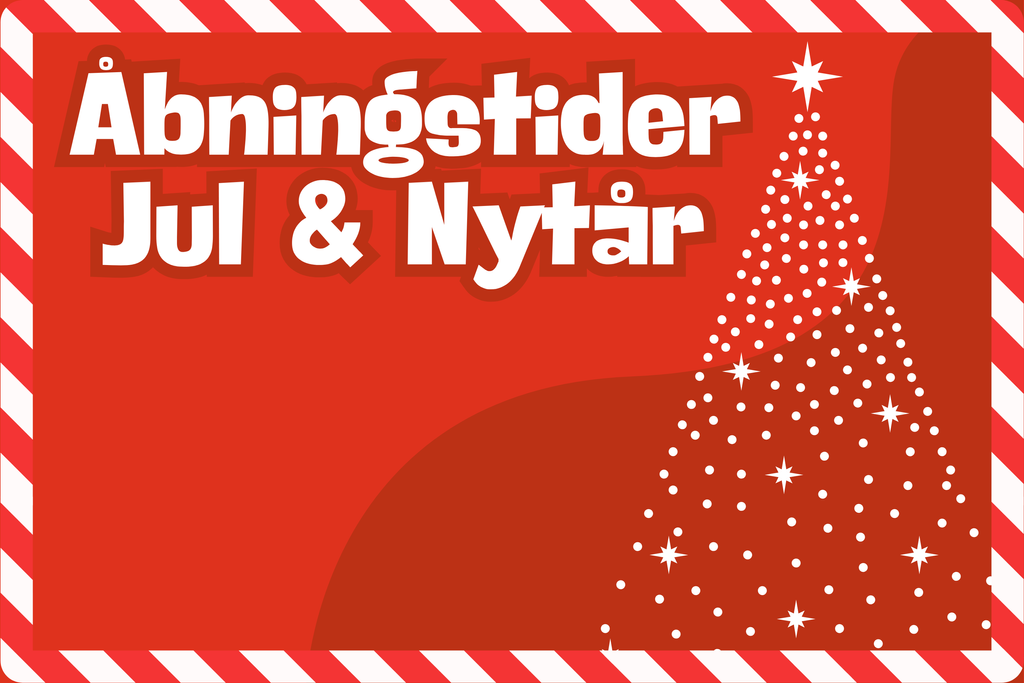 Åbningstider jul og nytår