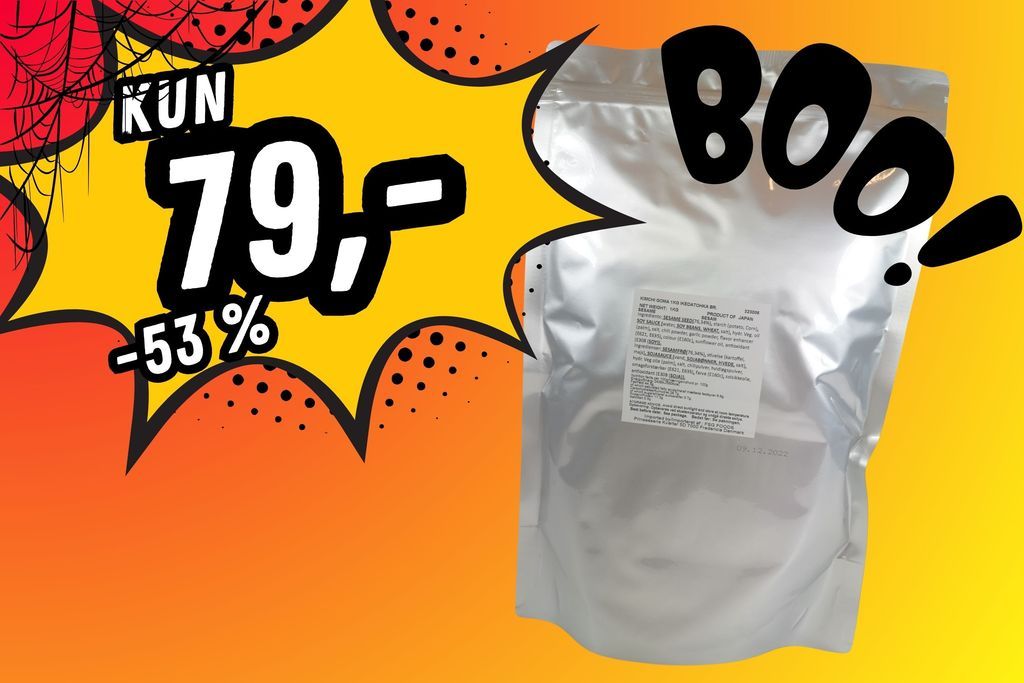 Skræmmende godt sesam-tilbud! Kun 79,-!👻