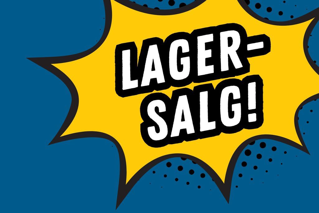 Vi rydder op på lageret!