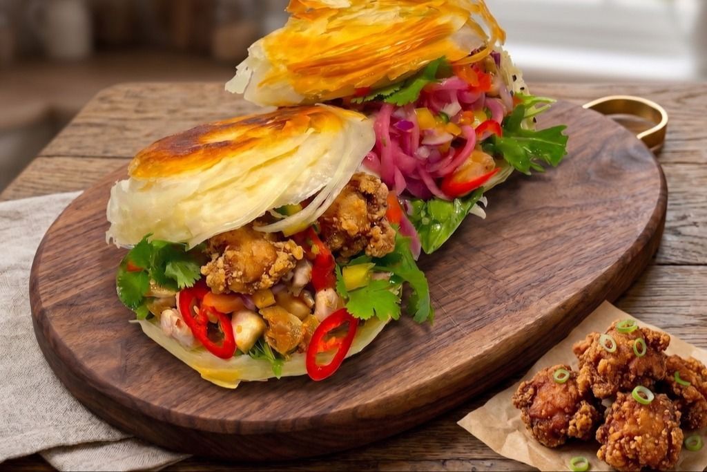 Sprøde Chinese Burger Buns på menuen 🍔