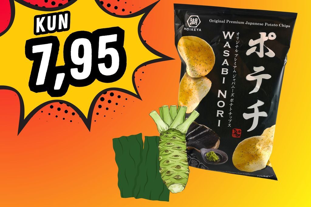 Japanske kartoffelchips