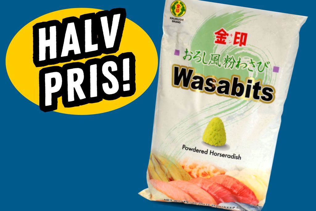 Som ægte wasabi...