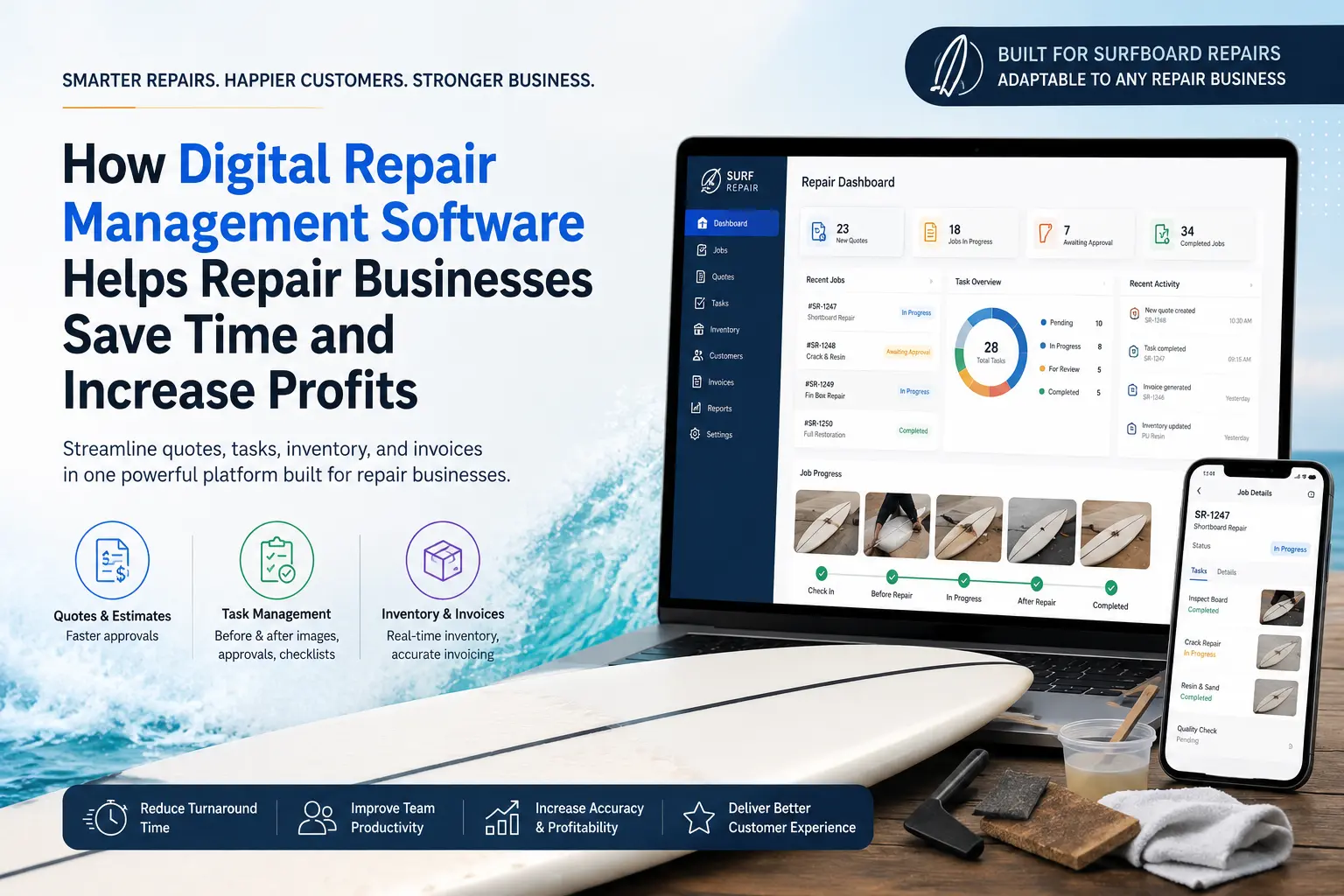 How Digital Repair Management Software Helps Repair Businesses Save Time and Increase Profits