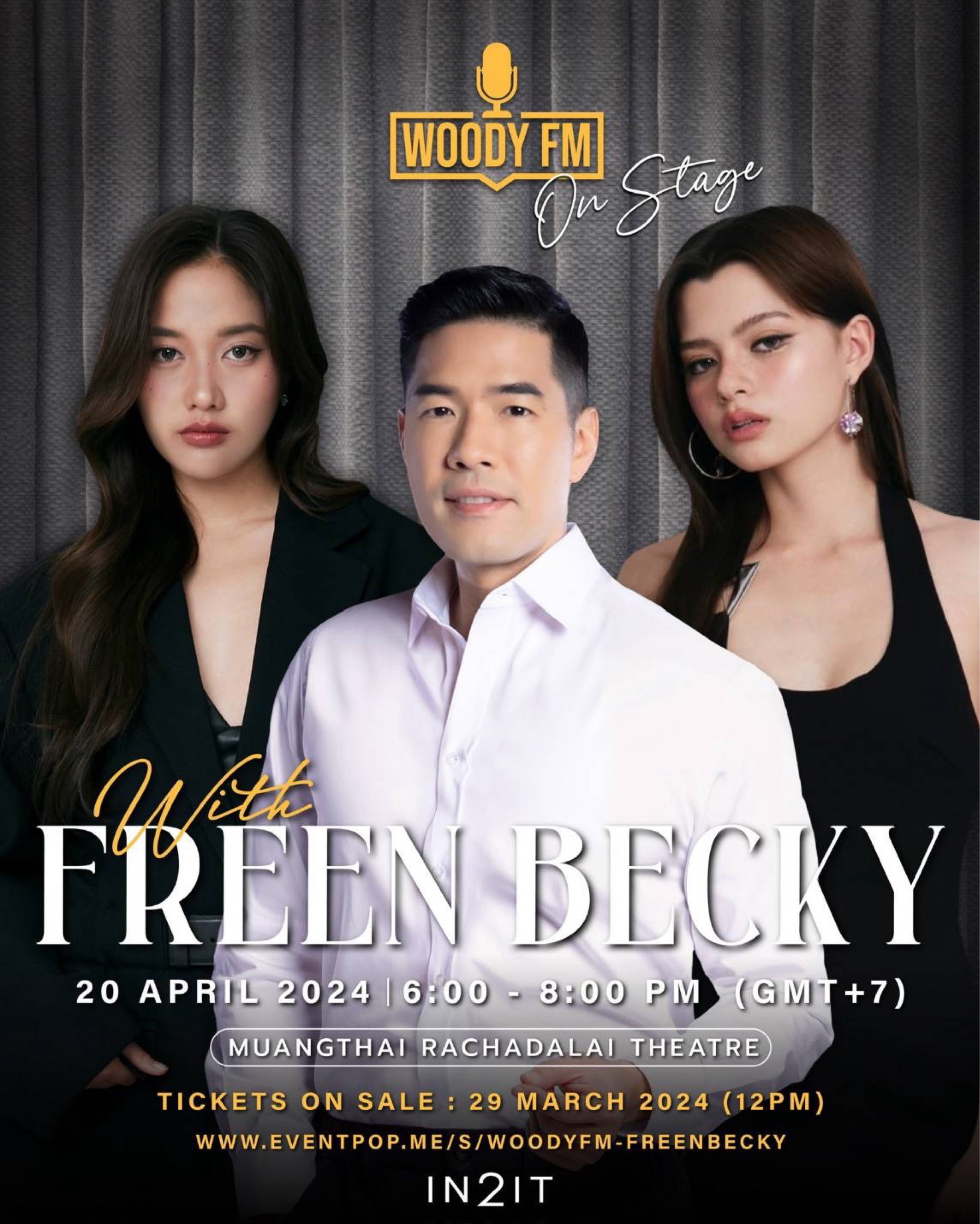 Woody FM on Stage with Freen Becky