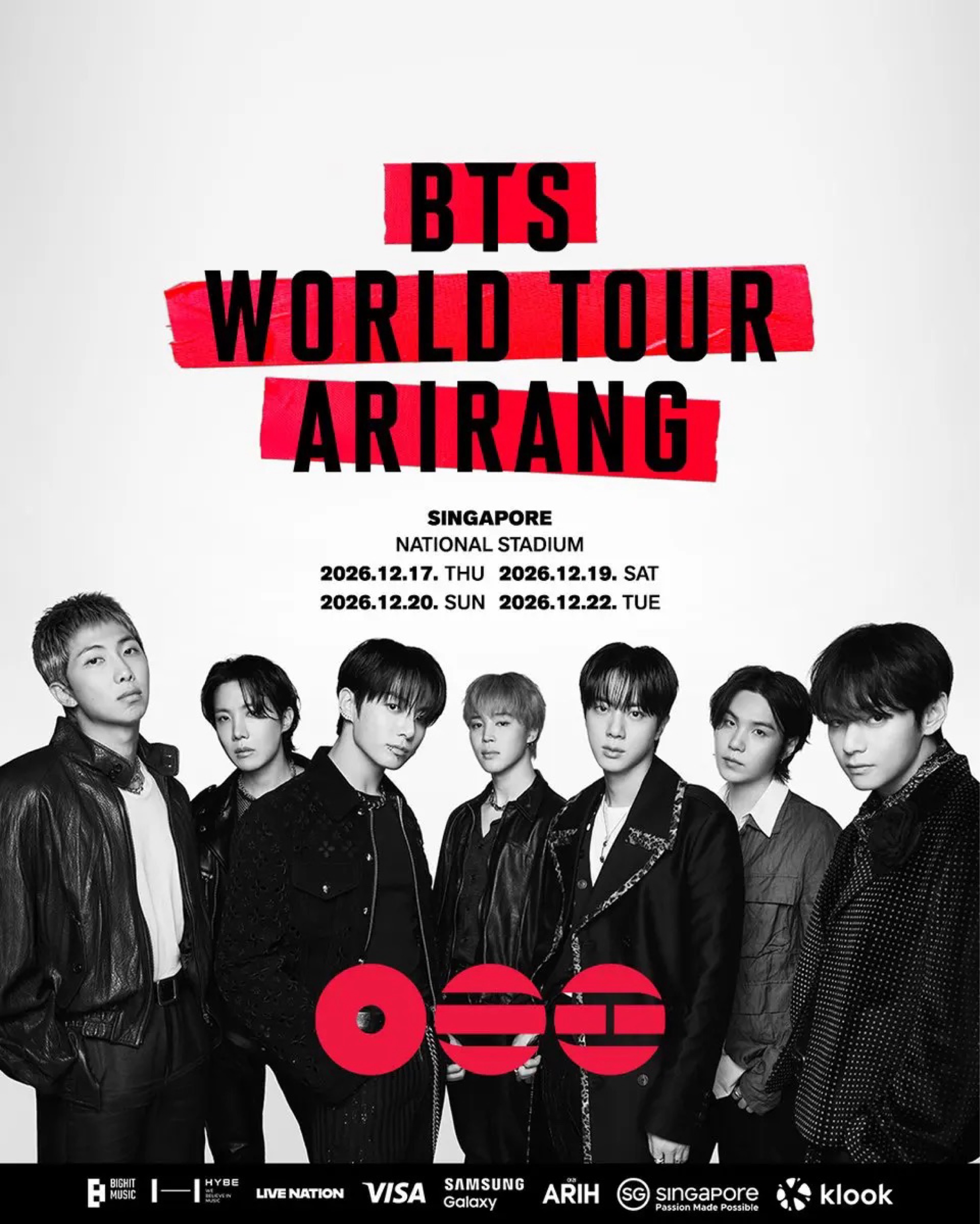 BTS WORLD TOUR ARIRANG IN SINGAPORE