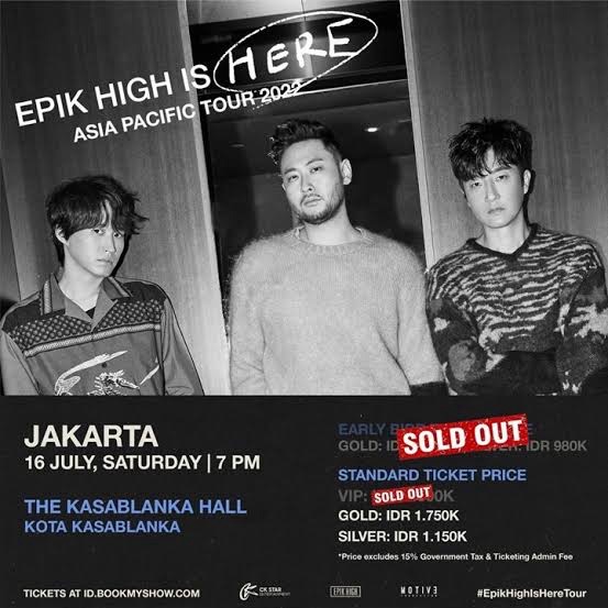 Epik High Is Here Asia Pacific Tour 2022 in Jakarta