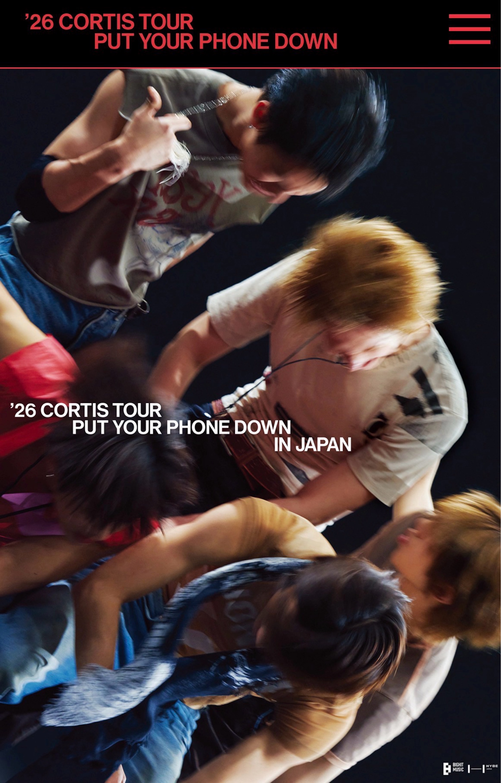 '26 CORTIS TOUR PUT YOUR PHONE DOWN