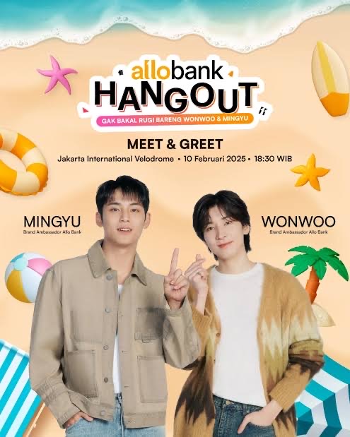 ALLO BANK HANGOUT MINGYU WONWOO
