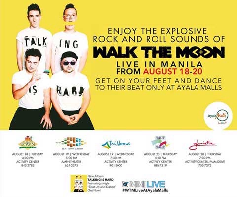 Walk the Moon Live in Manila 2015
