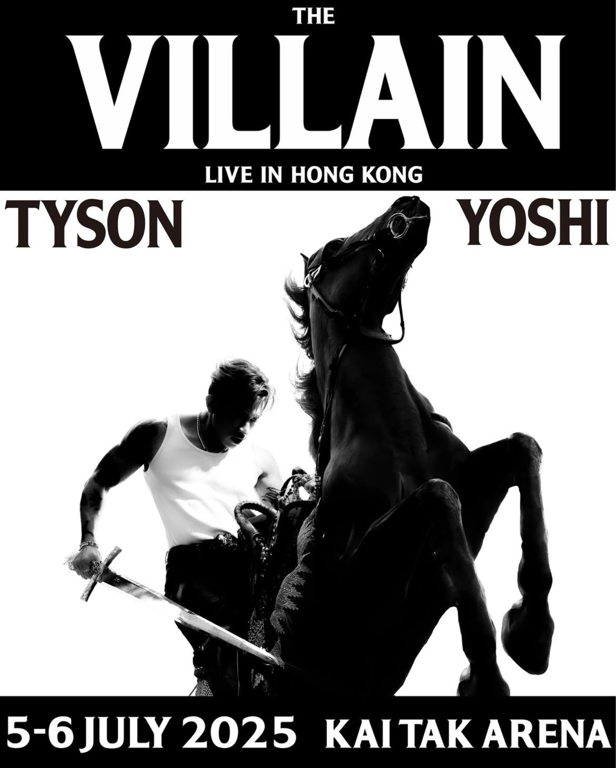 TYSON YOSHI THE VILLIAN LIVE IN HONG KONG
