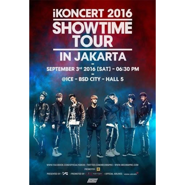 iKONCERT 2016 SHOWTIME TOUR IN JAKARTA