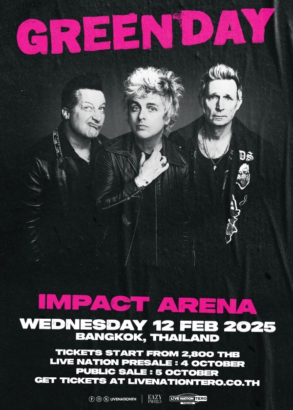 Green Day Live in Bangkok 2025