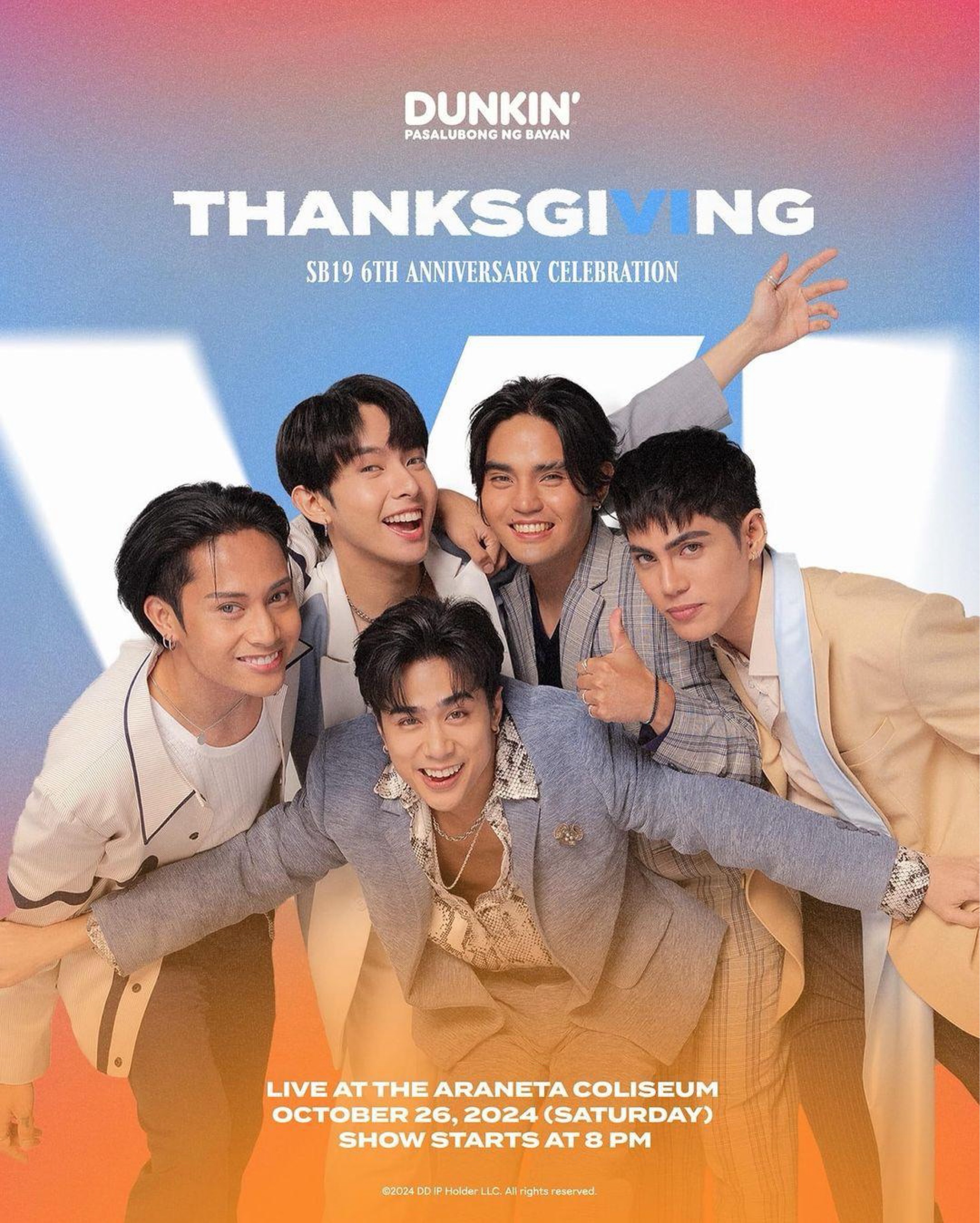 Dunkin’ THANKSGIVING SB19 6th Anniversary Celebration