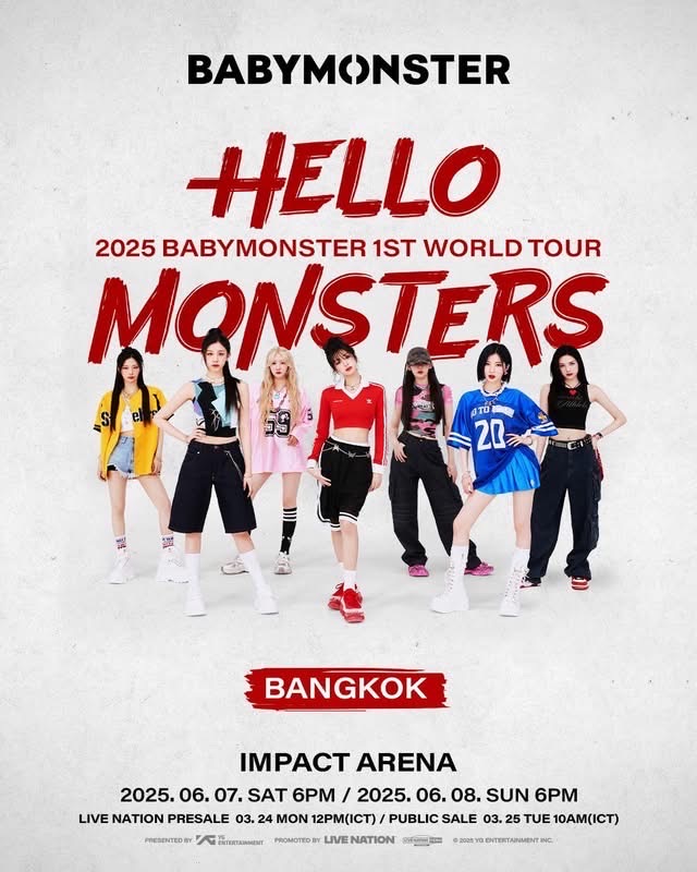 2025 BABYMONSTER 1ST WORLD TOUR ＜HELLO MONSTERS＞ IN BANGKOK