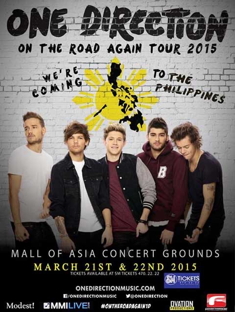 One Direction ‘ON THE ROAD AGAIN’ World Tour