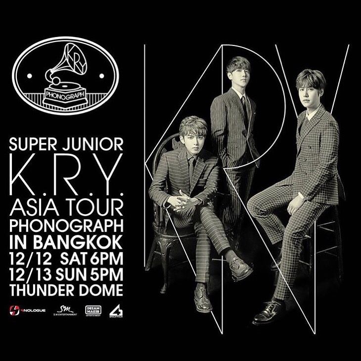 SUPER JUNIOR K.R.Y ASIN TOUR PHONOGRAPN IN BANGKOK