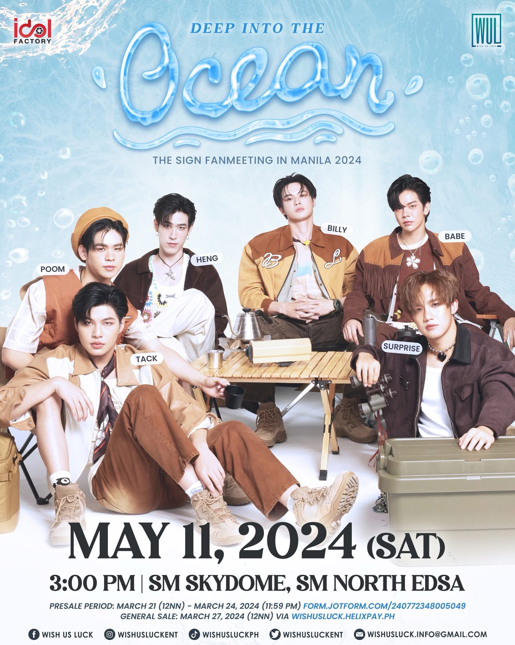 Deep into the Ocean : The Sign Fan Meeting in Manila