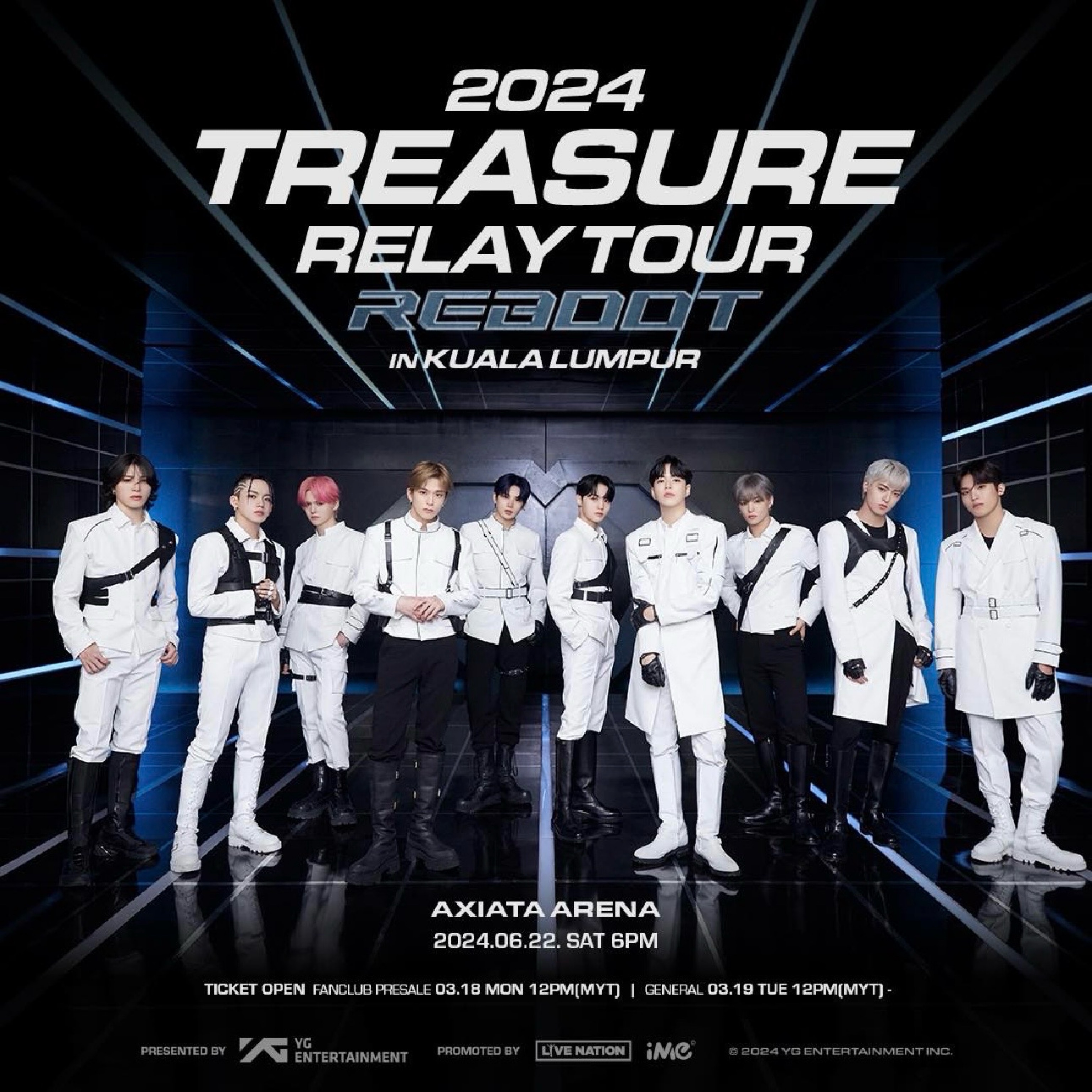 2024 TREASURE Relay Tour [Reboot] in Kuala Lumpur
