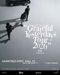 back number "Grateful Yesterdays Tour 2026" in Hong Kong