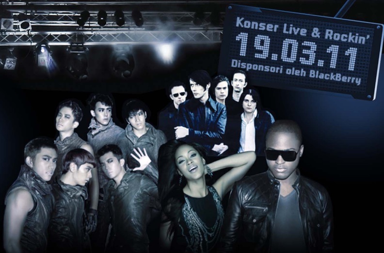 Live & Rockin Concert by BlackBerry