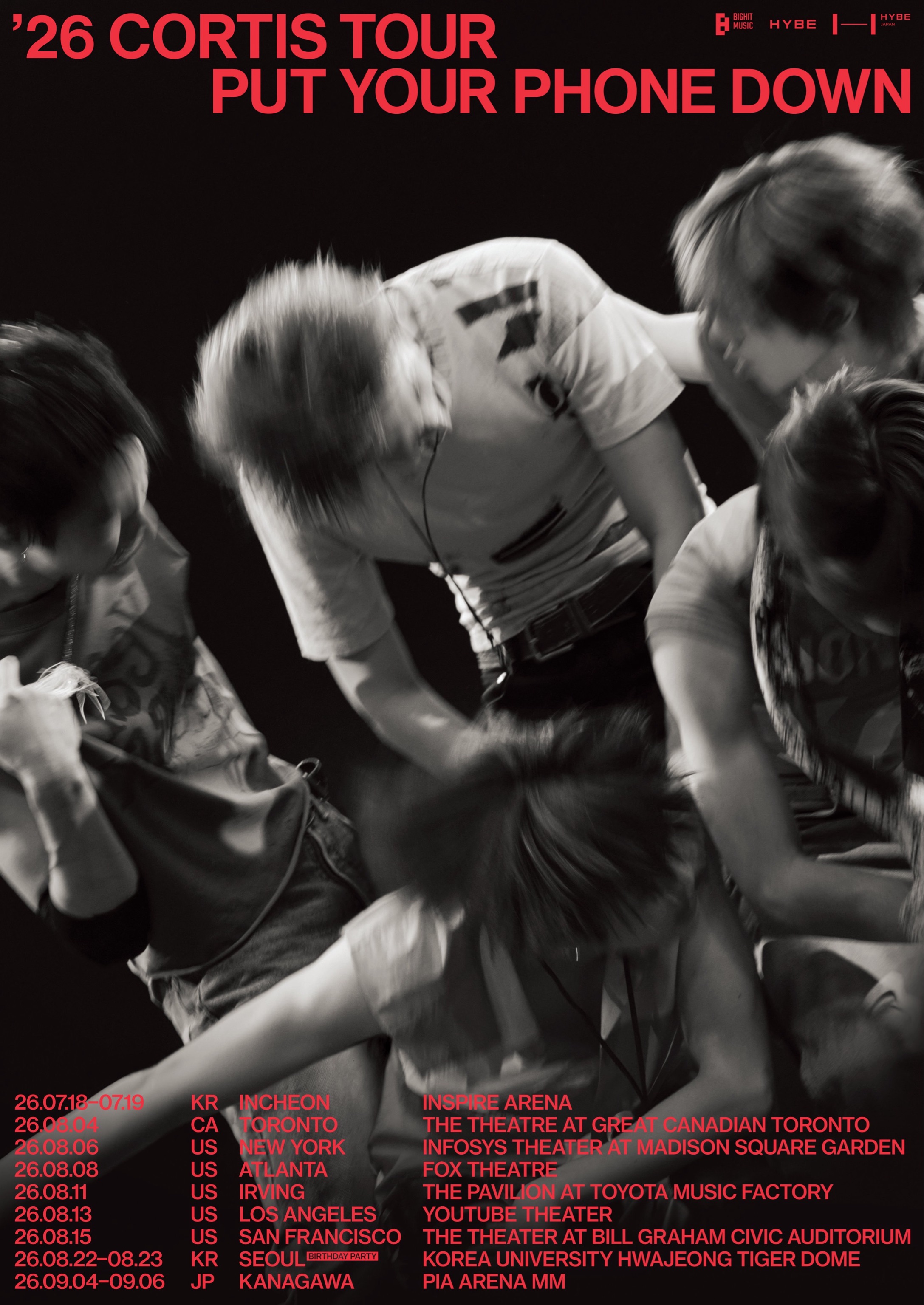 2026 CORTIS TOUR <PUT YOUR PHONE DOWN> IN SEOUL