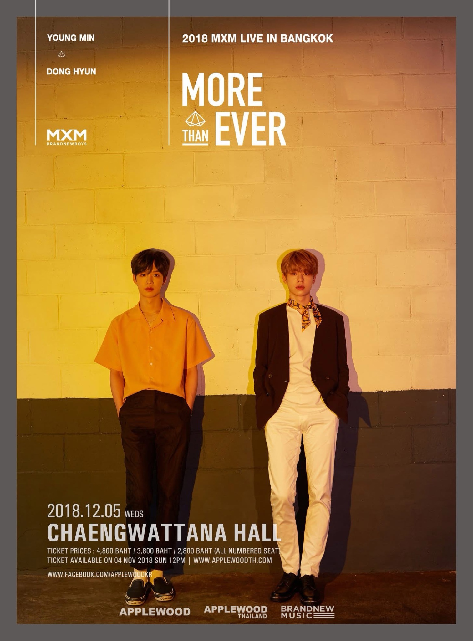 2018 MXM [MORE THAN EVER] LIVE IN BANGKOK